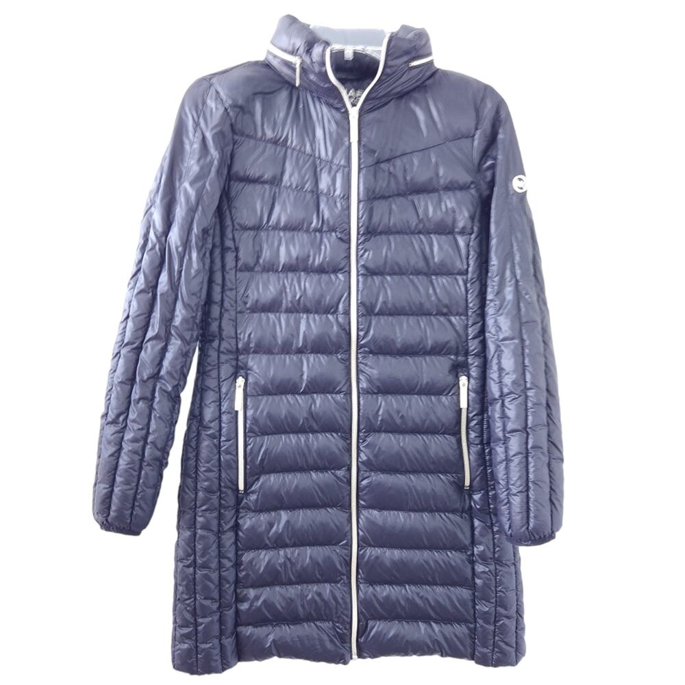 MICHAEL Michael Kors Packable Down Filled Puffer Coat XS Black Winter Jacket